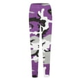 thumbnail image 5 of Audhol Yoga Pants Women Women's Autumn and Winter Camouflage Leggings Artistic Printed Soft Stretchy Pants for Women Camo Leggings Purple XL, 5 of 5