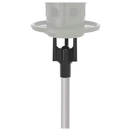 Deng rui Pole Adaptor for Pole Mounting a Deng rui Plus Feeder Black (FEEDER NOT INCLUDED) 1-inch external diameter