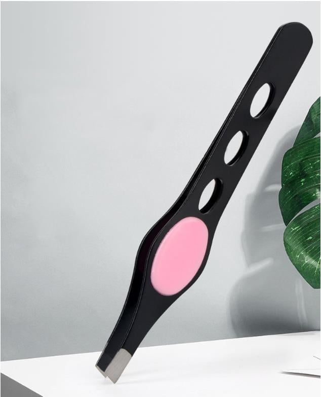 Tweezers for Women Slant Pointed Precision Tweezers for Eyebrows