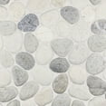 thumbnail image 5 of Misty Pebble Mosaic, Tumbled Stone Backsplash Tiles for Kitchen Walls, Shower and Bathroom Floors, and Outdoor Areas (12" X 12"), 5 of 9