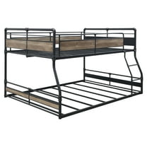 Acme Cordelia Bunk Bed (F/Q), Antique Oak, Sandy Black & Dark Bronze Hand-Brushed Finish, Indoor