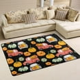 thumbnail image 2 of Dreamtimes Pumpkin Truck Vintage Area Rug, 36"x24" Fall Autumn Harvest Non-Slip Indoor Door Mat, Absorbent Floor Mat for Bedroom Kitchen Entryway Bathroom, 2 of 5