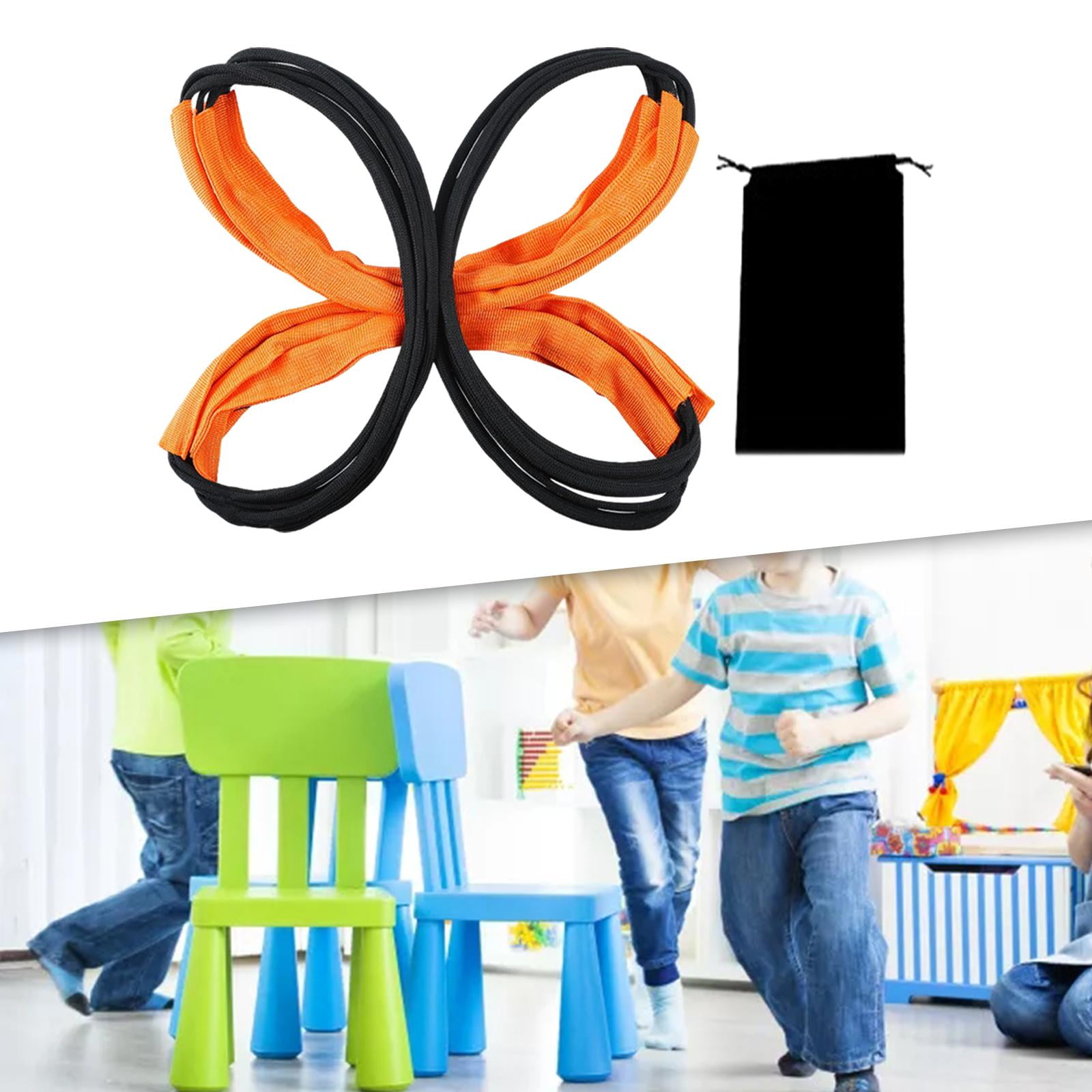funtasica Agility Ladder Football Agility Ladder Speed Training Equipment Workout Footwork Ladder Foldable Nylon Suitable for Soccer Practice Outdoor Ex 4m
