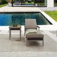 thumbnail image 4 of Patio Festival Thermal Transfer Metal 2-Piece Outdoor Chaise Lounger in Gray, 4 of 7