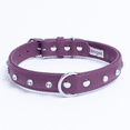 thumbnail image 1 of Collier pour Chien en Cuir ATHENS à une Rangée avec Strass, 1 of 3