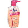 Nair Shower Power Moisturizing Brazilian Spa Clay Hair Remover 13 oz. Pump