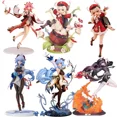 thumbnail image 1 of Genshin Impact Klee Hibana Knight figura de Anime, Ganyu, Keqing, Paimon, figura de acción, Yae Miko, Hu Tao, modelo de muñeca, juguetes, 17cm213, 1 of 5