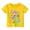 Yellow, variant on Toimothcn Girls T-Shirts Casual Cartoon Dinosaur Printed Round Neck Short Sleeve Cool Breathable Tee Shirt Comfy Girls Summer Clothes 2-3 Years