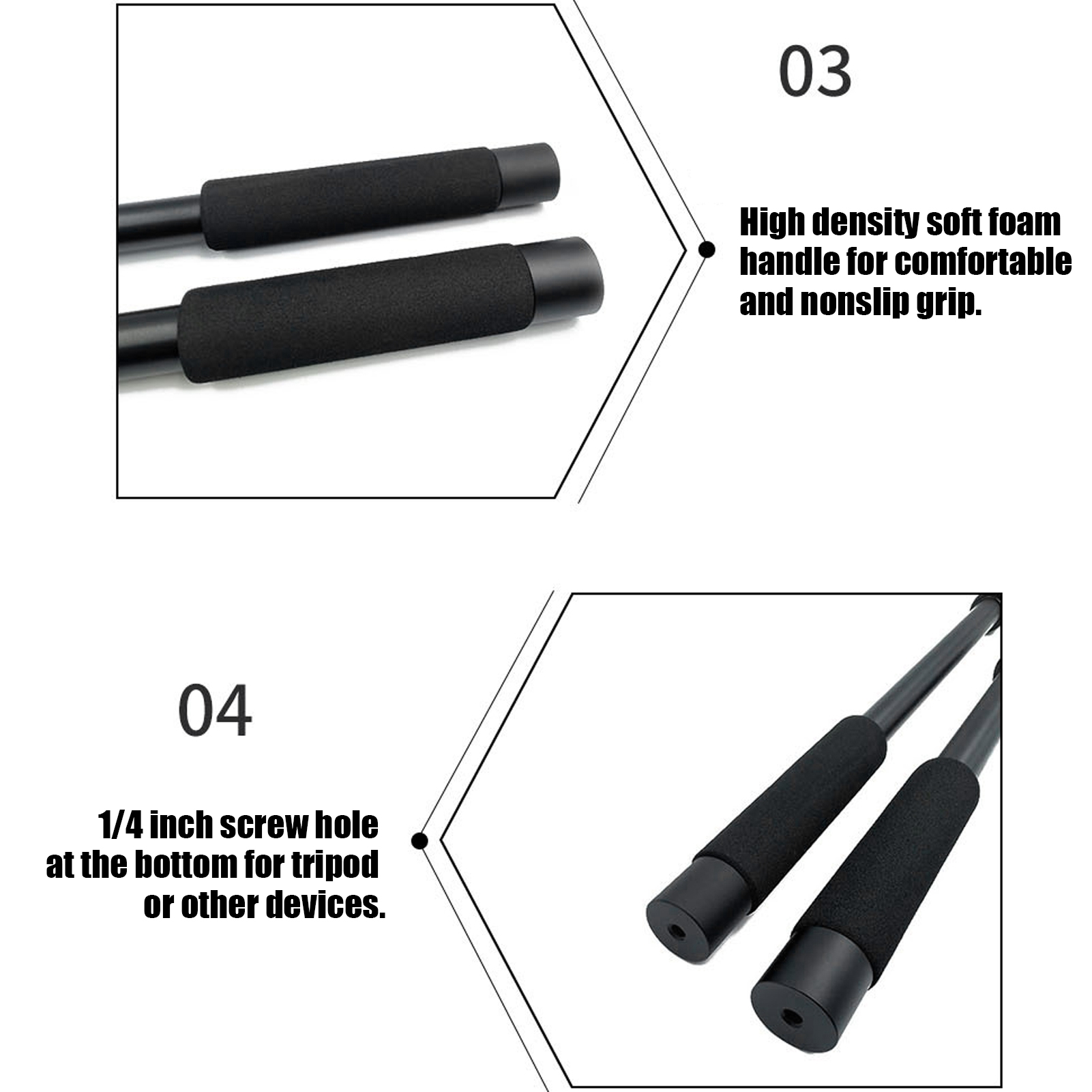 Mic Extension Arm, Soft Handle Boom Arm Aluminium Alloy  For TV Applications For Video Production For Interview