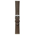 thumbnail image 2 of Morellato Bernini Genuine Nubuck Leather Watch Strap - Dark Brown - 22mm - Chrome-plated Stainless Steel Buckle - MANUFATTI Collection, 2 of 10