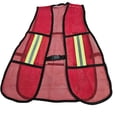 thumbnail image 1 of Chaleco de Seguridad Vial de Malla Color Rojo, 1 of 5