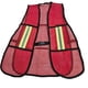 thumbnail image 1 of Chaleco de Seguridad Vial de Malla Color Rojo, 1 of 5