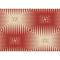 thumbnail image 1 of Ahgly Company Machine Washable Indoor Rectangle Transitional Red Area Rugs, 2' x 4', 1 of 7