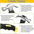thumbnail image 3 of Mini Steel Formwork Hammer Multifunctional Short Hammer Carpenter Hammer, 3 of 5