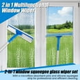 thumbnail image 2 of 69” Window Squeegee for Window Cleaning - Long Handle Window Cleaner Tool  2 in 1 Window Washing Kit with Extension Pole for Home  Car Windshield and Glass, 2 of 9
