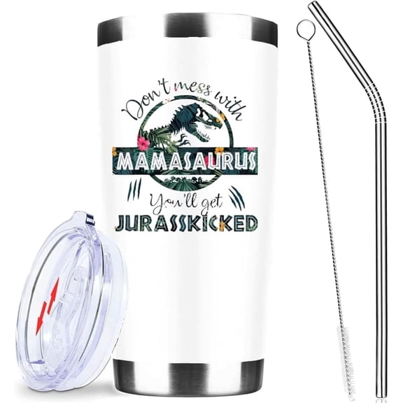 NewEleven Gifts For Mom,20oz Stainless Steel Tumbler with Lid,Straw and Brush,Birthday Gifts for Mom From Daughter, Son, Kids, Wife Gift From Husband,Unique Present For Mother, Mother In Law, Wife