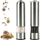 thumbnail image 1 of Electric Pepper Grinder Stainless Steel Electric Salt and Pepper Grinder Spice Grinder Set of 2, 1 of 1