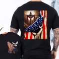 thumbnail image 3 of FLAGWIX Christian Cross American T-Shirt MLN3124TS American Grandpa T-shirt, 3 of 6
