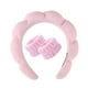 thumbnail image 1 of Diademas de spa para lavar la cara o juego de muñequeras de maquillaje, accesorios para el cabello para el cuidado de la piel para niñas (rosa), 1 of 5