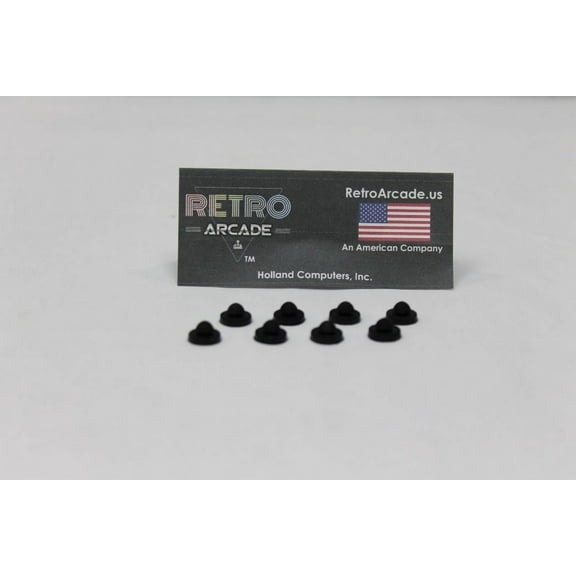 Set of 8  0.375 inch rubber feet for RA-CABINET-COCKTAIL, cocktail glass spacer