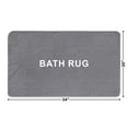 thumbnail image 6 of Better Homes & Gardens Signature Soft Cotton Memory Foam Bath Rug, Gray Flannel, 20" x 34", 6 of 10