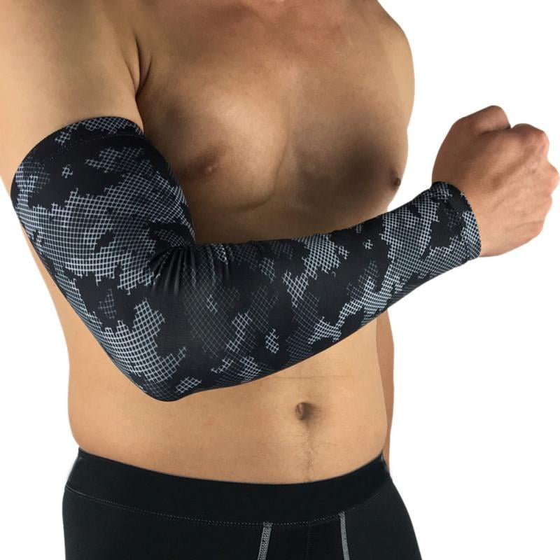 1/2Pcs Unisex Cooling Arm Sleeves Cover UV Sun Breathable Protection Outdoor NEW 