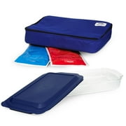 Pyrex Portables 3-Quart Glass Dish and Insulated Carrying Case with Bonus