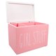 thumbnail image 3 of Porta toallas sanitarias de madera, organizador de productos femeninos con tapa, almohadilla y caja para guardar toallas sanitarias, accesorio de baño, organizador pequeño para baño, 3 of 7