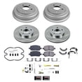 thumbnail image 2 of Power Stop Front and Rear Stock Replacement Brake Pad Rotor Drum and Shoe Kit KOE15521DK, 2 of 7