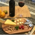 thumbnail image 4 of Woodard & Charles Acacia Cheese Board Serving Tray w/ Metal Accent, 12.25" x 8.25", 4 of 8