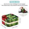 thumbnail image 5 of Apple Travel Portable Decorative Box - Square Jewelry Storage and Organizer Box for Rings, Earrings, Necklaces, and Bracelets - Suitable for Girls and Women - Necklace Organizer Box, 5 of 6