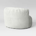 thumbnail image 4 of Memory Foam Filled Bean Bag Chair with Corduroy Cover, 35 x 34 x 24 in, Cream, 4 of 6