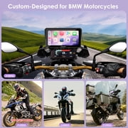 Carpuride for BMW Motorcycle CarPlay & Android Auto Dual Bluetooth, Native Wonder 6.25 Waterproof GPS Navi Screen, Data Reading, TPMS, Light Sensor (W602BS Pro)