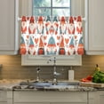 thumbnail image 5 of Gnomes Hearts Kitchen Curtains Half Tier Curtain 2 Rod Pockets Bathroom Bedroom Cupborad Living Room 27"x36", 5 of 8