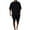 #02 Black 【Mix & Match: Essential Colors in Stock】, variant on Men's Casual Short Sleeve Round Neck T-Shirt Tops Solid Color Shirt Sets Modern Loose Fit Blouse Outfits for Daily Streetwear Travel Loungewear Fashion Essential | AESTIVO,Army Green L
