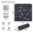 thumbnail image 3 of Falling Feathers Beach Blanket Outdoor Picnic Blanket 78"x 78" Waterproof Foldable for Beach Camping Travel Hiking Grass Lawn Park, 3 of 5