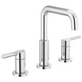 thumbnail image 1 of Delta Faucet Nicoli Widespread Bathroom Faucet 3 Hole, Chrome Bathroom Faucet, 2 Handle Bathroom Faucet, Bathroom Sink Faucet, Drain Assembly, Chrome 35849LF, 1 of 3