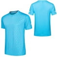thumbnail image 2 of Gym Shirts Men Trainning Run Football Jerseys Workout Causal 3D Print Quick Drying Tee Compression Summer New Fashion T Shirts black XXL, 2 of 6