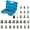 Blue, variant on Costway 27 PCS Multi-Spline Screw Extractor Set with 3/8" Drive Hex Head Bolt Remover Orange