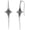 Star, variant on Stainless Steel Star Drop Earrings for Women Gothic Punk Spike Star Earrings