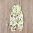 thumbnail image 5 of QIPOPIQ Toddler Girl Clothes Clearance Children's Summer Romper Printing Sling Sleeveless Backless Short Jumpsuit Outfits, 5 of 9