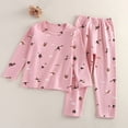 thumbnail image 1 of Cowsor Cute Kids Clothes Long Sleeve Print Sweatshirt Top and Pants Set Toddler Loungewear, 1 of 3