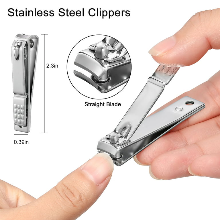 Toe Nail Clippers Adult - Straight Nail Clipper for Ingrown