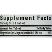 Nature Made Magnesium 250 mg Tablets 100 ea (Pack of 2)