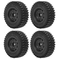 thumbnail image 2 of RC Rubber Tire, 30mm Thickness 4pcs RC Tire High Stability  For MN86 RC Car, 2 of 8