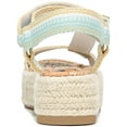 thumbnail image 3 of Sam Edelman Womens Artica Woven Gladiator Platform Sandals, 3 of 3