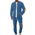 thumbnail image 2 of Wlynlyn Mens Sweatsuits Winter Tracksuit 2 Piece Outfits Stand Collar Zip up Jackets Cargo Sweatpants 2 Piece Jogging Sets, 2 of 9