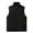 #003-Black, variant on Donemore Men's Reversible Sleeveless Hooded Vest with Pockets, Lightweight Fleece Jacket for Outdoor Casual Office Wear
