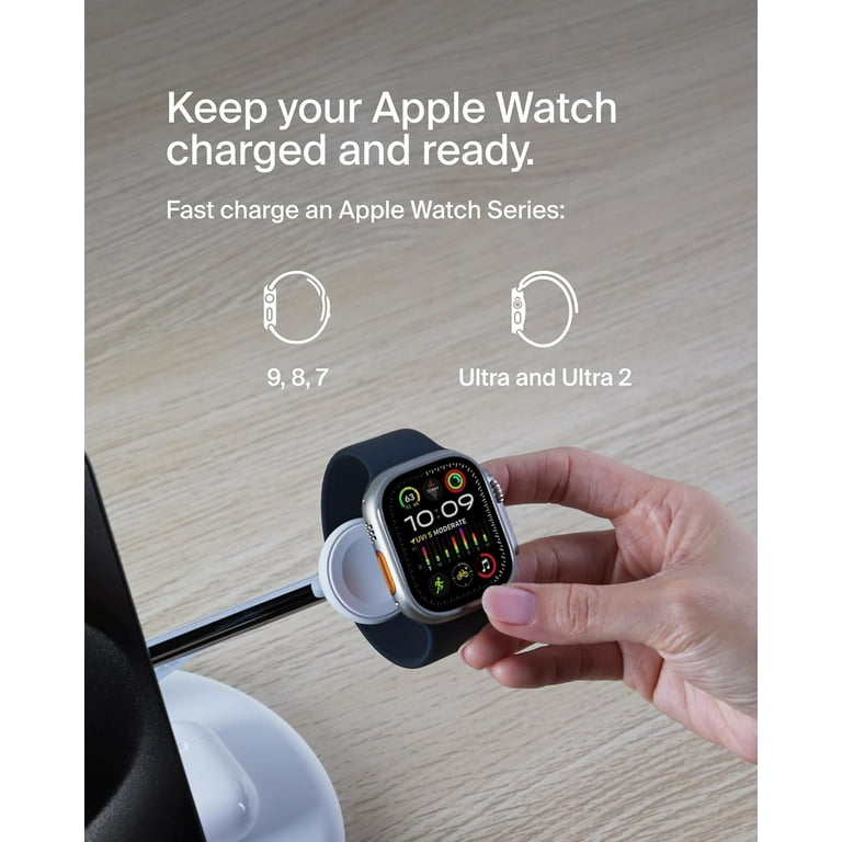 Belkin MagSafe Charger Compatible 3-in-1 Wireless Charging Stand 15W - Qi2-Certified Wireless Charger, Fast Charging iPhone Charger for iPhone 16, Belkin MagSafe Charger Compatible 3-in-1 Wireless Charging Stand 15W - Qi2-Certified Wireless Charger, Fast Charging iPhone Charger for iPhone 16,