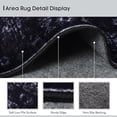 thumbnail image 5 of ARICOEASY 5' x 7' Washable Area Rug, Vintage Boho Black Area Rug for Living Room Bedroom, Non-Slip Low Pile Stain Resistant Indoor Rug, 5 of 8